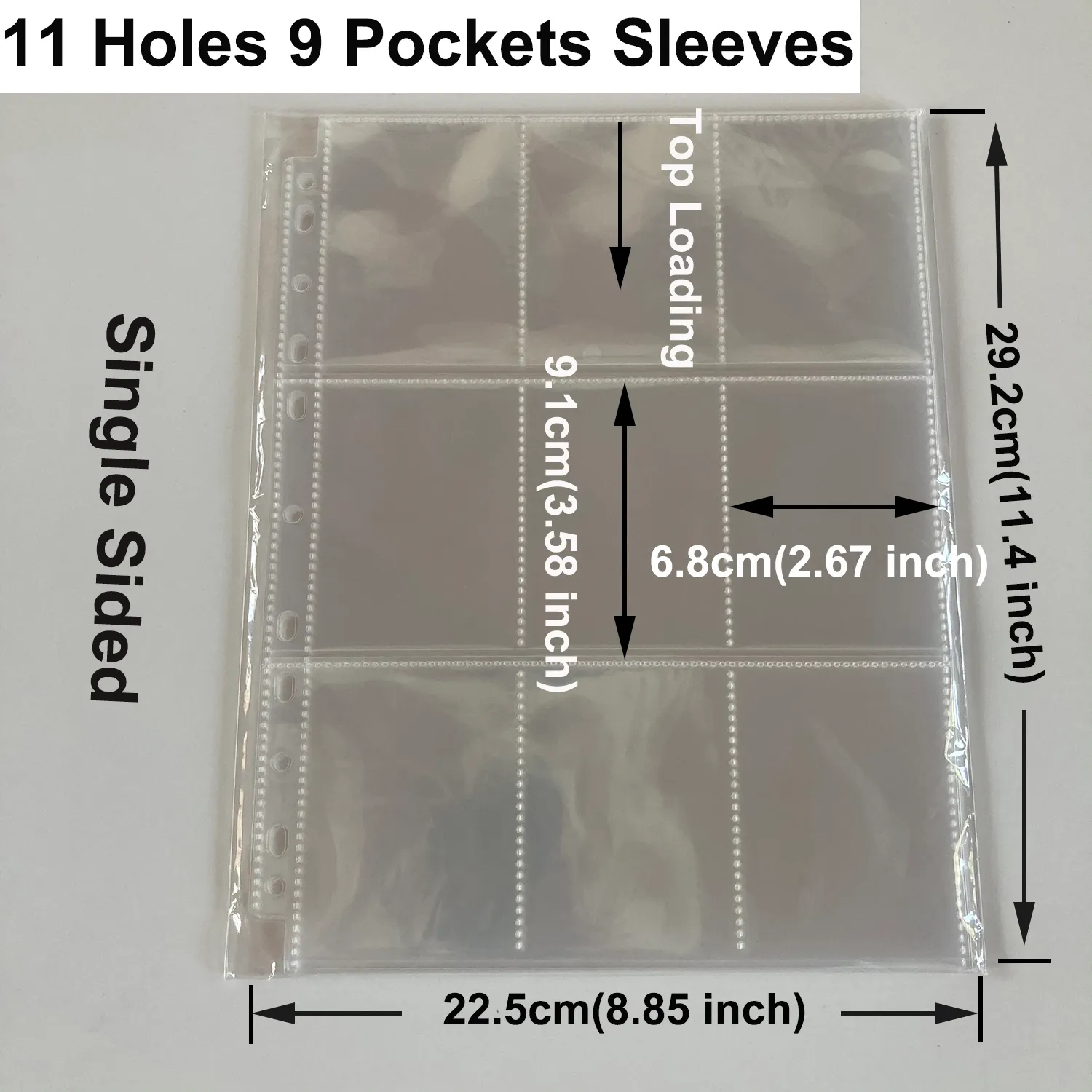 Business Card Sleeves 9 Pocket Clear Toploader Sheets... From Mu007, $13.44  | DHgate.Com