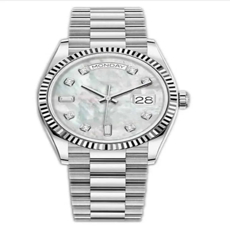 Relógios de pulso de diamante marca relógios suíços novos relógios de pulso de luxo mecânicos automáticos relógios masculinos 41mm bisel aço inoxidável feminino relógio de diamante senhora Wat Yi-24mz