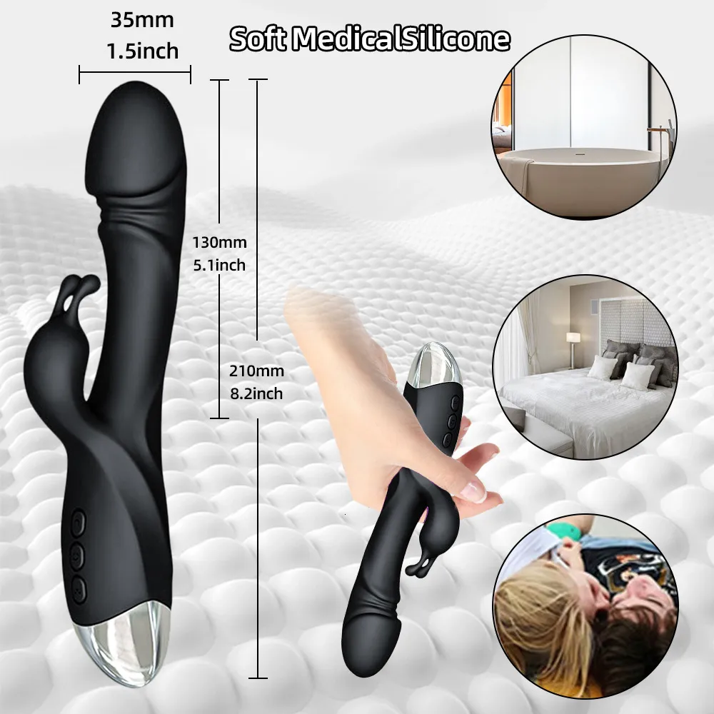 Vibrators Rabbit Vibrator For Women Powerful G Spot... From Lizhang01,  $7.92