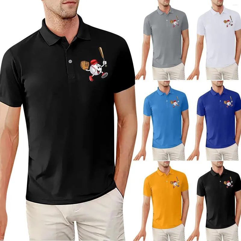 Men's Casual Shirts Baseball Cool Wicking Performance Spring Summer Sports