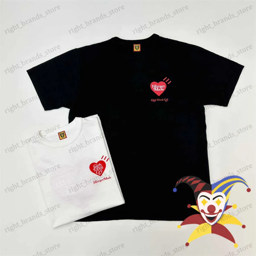 Men's T-Shirts 2023ss Human Made Girls Dont Cry T Shirt Men Women 1 1 Best Quality Valentine's Day Limited Edition Top Tees T230707