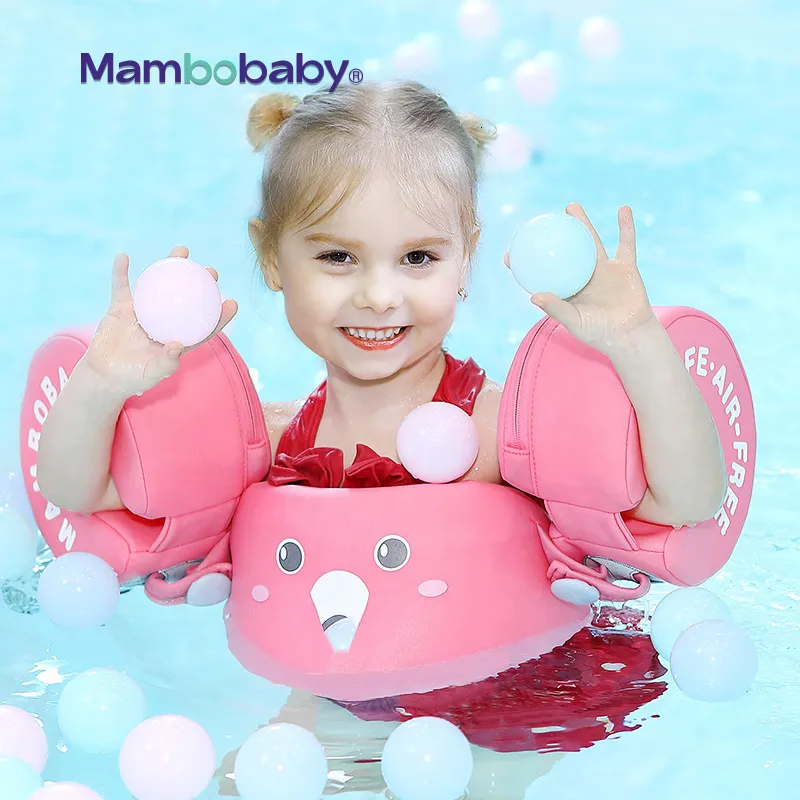 Sable Play Water Fun Mambobaby Flotteurs d'eau non gonflables Ring Aid Vest avec des ailes de bras Bébé Natation Training Float Swim Trainer pour les enfants de 3 à 8 ans 230706