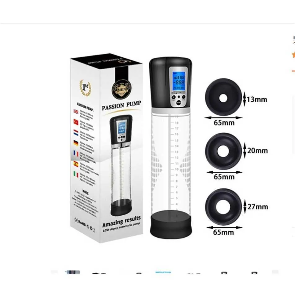 Factory Sale Premium Male Bullet X Vacuum Pump Stretching Trainer For