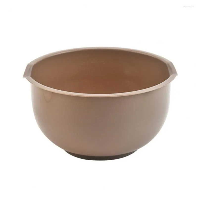 Plates 3Pcs Useful Salad Bowl Smooth Surface Organization Thickened Creative Tableware Kitchen Plate