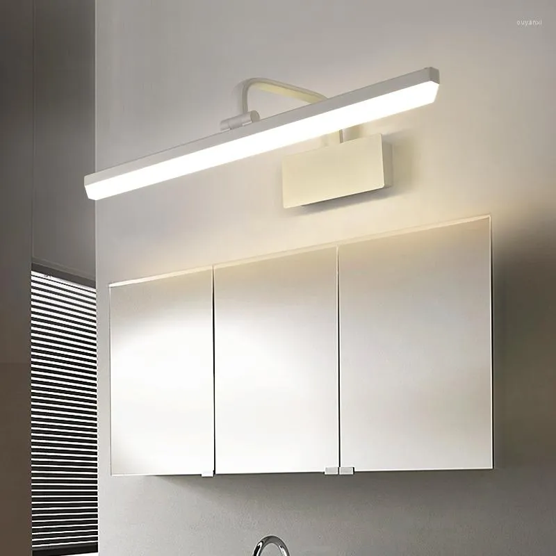 Duvar lambaları FSS Modern Led Ayna Lambası Basit Siyah Ev Vanity Tuvalet Banyo