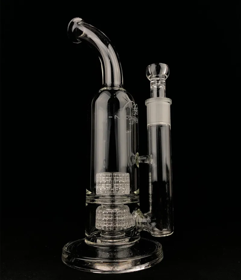 Mobius Glass bong Water Pipes Matrix Perc Hookahs Heady Glass Smoke Water Pipes Dab Rigs With 18mm Joint
