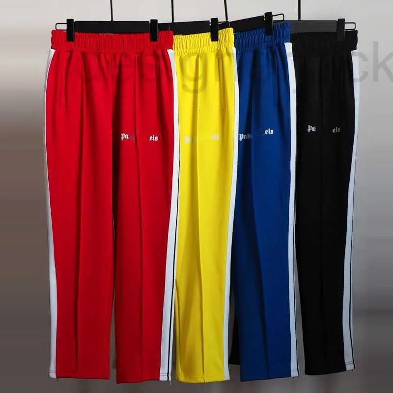 Herrenhosen Designer Herrenhose seitlich gestreifte Hose Männer Frauen High Street lose Hosen elastischer Gürtel gerade Outdoor-Jogginghose 0F70