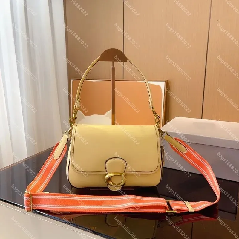 Designer Bag Tote Bag Chain Leather Letter Solid Buckle Square