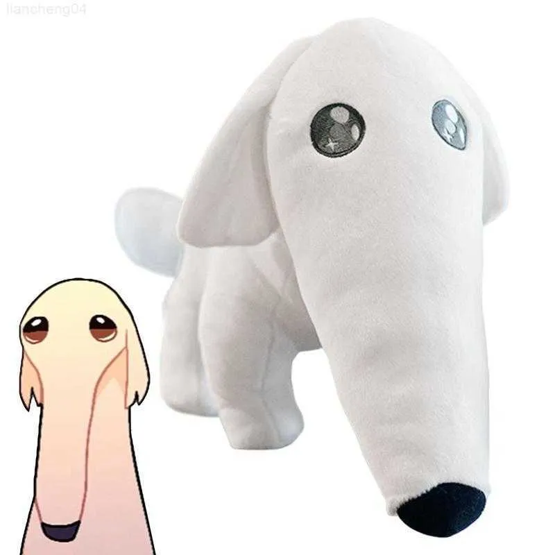 Gevulde pluche dieren Borzoi Knuffeldier pluche Let Me Do It For U Animal Pillow Doll Toys Pluche hondenpop Cartoon Long Nose Dog Plushie Dolls Kids L230707