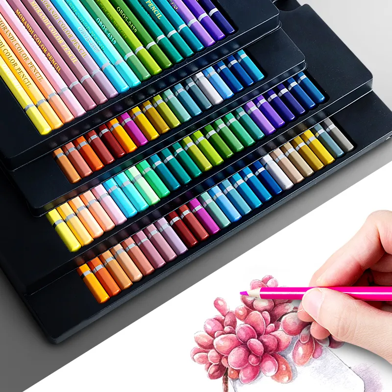 Kalem Çantaları 243648 Profesyonel Yağlı Renkli Kalemler Set Çizim Çizim Renkler Resim Sanatçıları için Kutu Öğrenciler Öğrenciler Okul Malzemeleri 230706