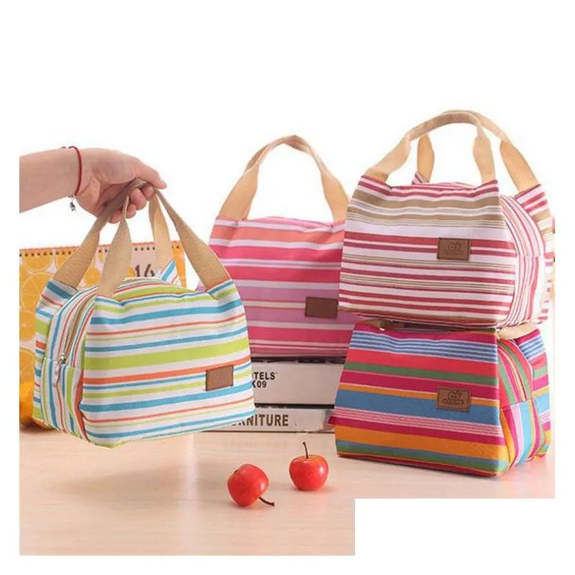Outros Home Garden Insated Thermal Cooler Lunch Box Piquenique Carry Tote Storage Bag Case Travel Food Portable B0162 Drop Delivery Dh9P2