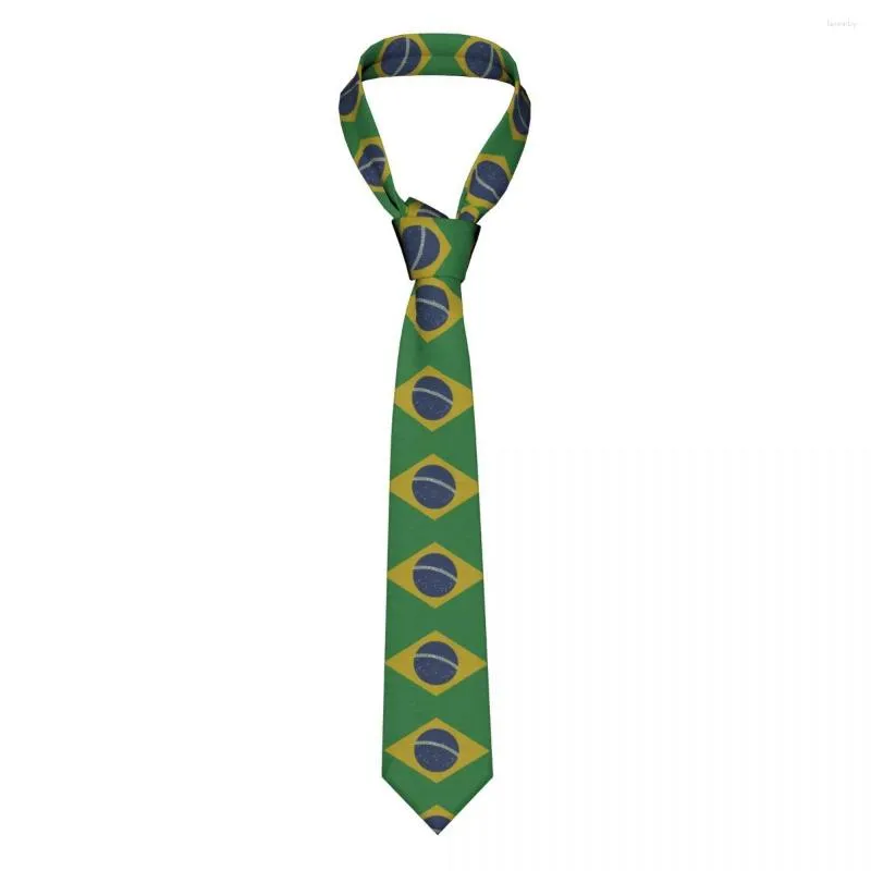 Strikjes Brazilië Vlag Vintage Stropdas Voor Mannen Vrouwen Stropdas Kleding Accessoires