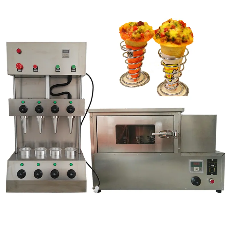 LINBOSS Pizza Cone Maker Equipment Pizza Cone Making MachinePizza Cone Moulding Production Machine