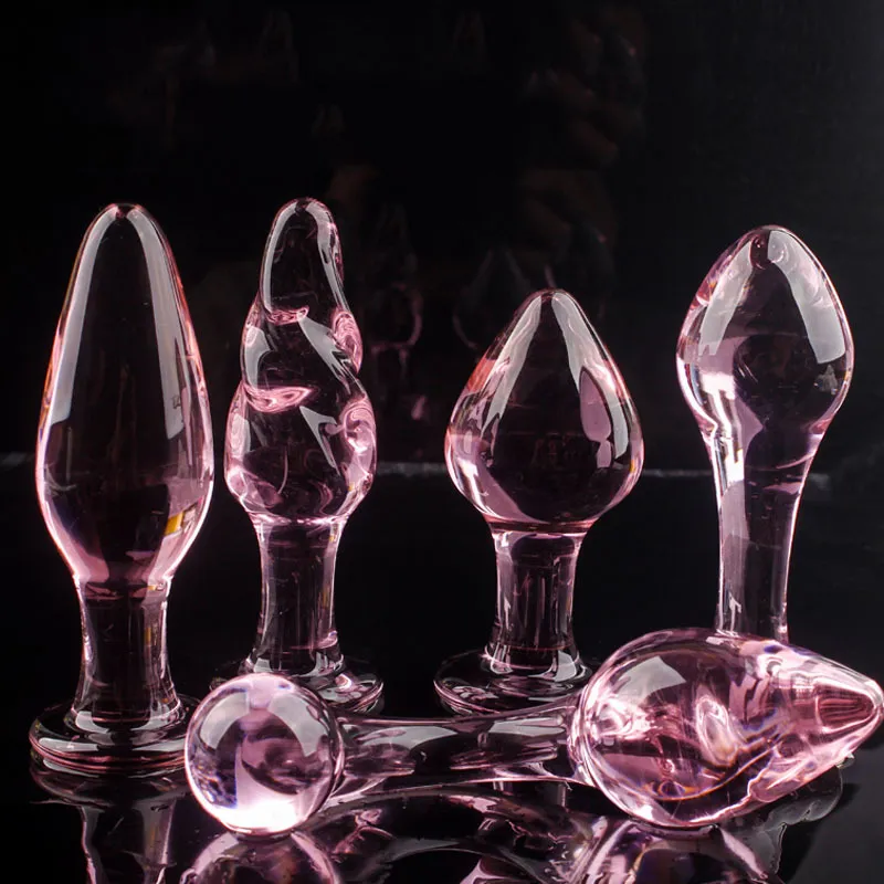 DildosDongs Pink Glass Plug anale per donne butt plug Penis Nightlife Anus Dildo masturbazione per adulti Adult Gay Sex Toys Regali per amanti 230706