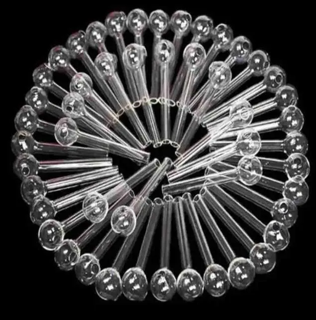 20 st Pyrex glasoljebrännarrör Klarfärgade rör genomskinliga Great Tube tubes Nagelspetsar