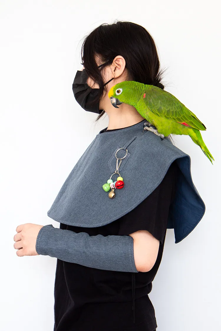 Parrot Shoulder Protector Set: Anti-Scratch Pad, Bite-Resistant Shawl ...