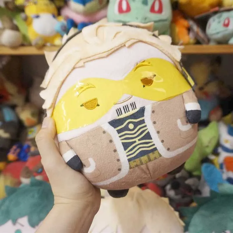 Animais de Pelúcia Recheados 23cm My Hero Academia Boneca de Pelúcia Brinquedos Iida Tenya Kaminari Denki Deku Cabeça de Borracha Aizawa Shota All Might Almofadas de Algodão Presente para Crianças L230707