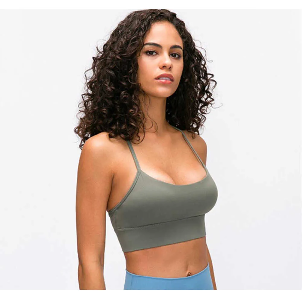 lu20 Bra Y style Yoga Quick Dry Push Up Camisole Tank Tops Woman Gym Underwear Fahion Sexy Camis