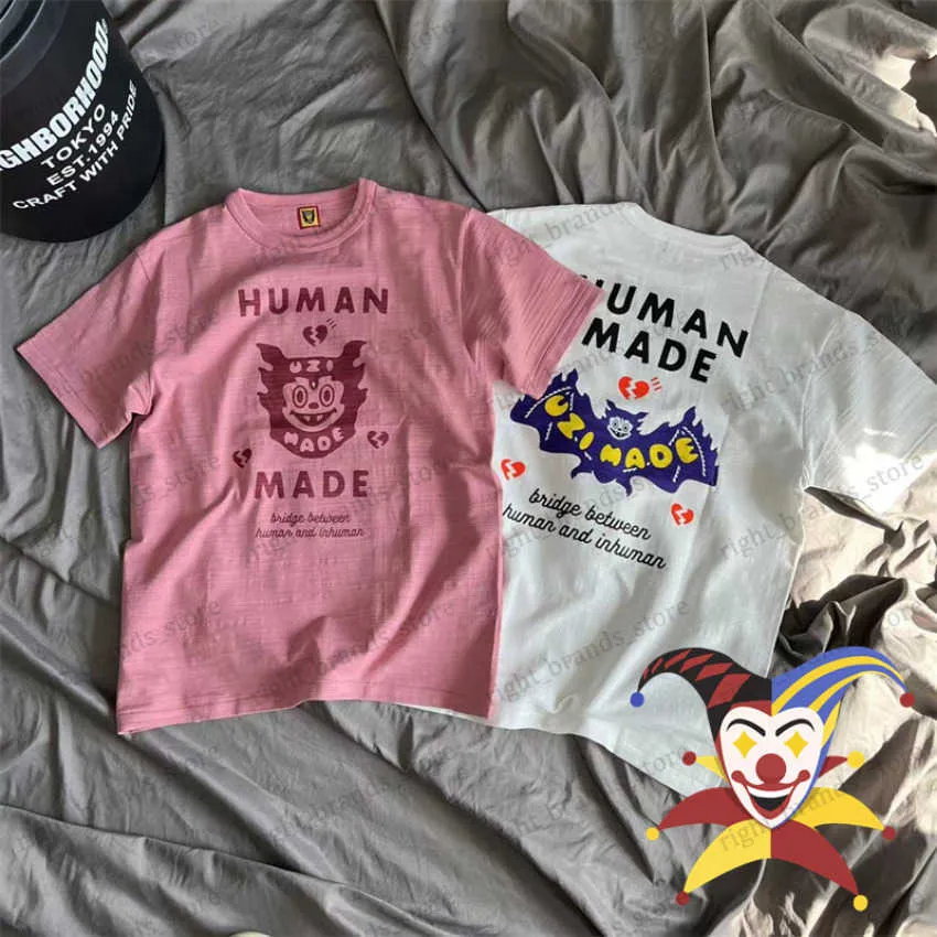 メンズTシャツダイヤモンドヒューマンドバットプリントTシャツ男性女性1 1ベストクオリティTシャツトップティーT230707