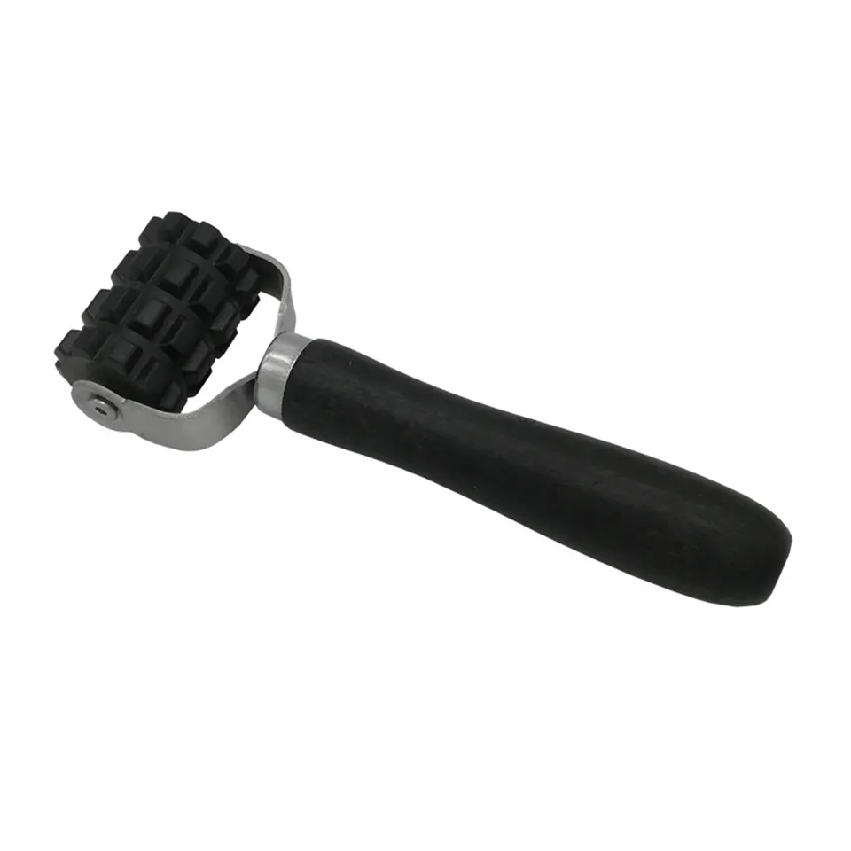 Car Vehicle Sound Deadener Application Rolling Wheel Roller Noise Insulation Deadening Reducing Tool Black HM-98B3