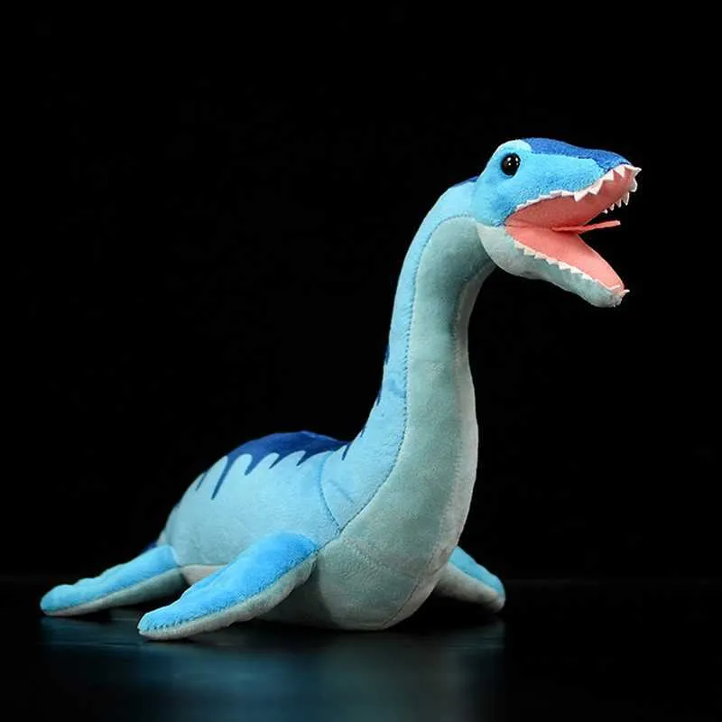 Animais de pelúcia fofos extra macios brinquedos de pelúcia plesiossauro plesiossauro dinossauro da vida real brinquedo de pelúcia presente para crianças l230707