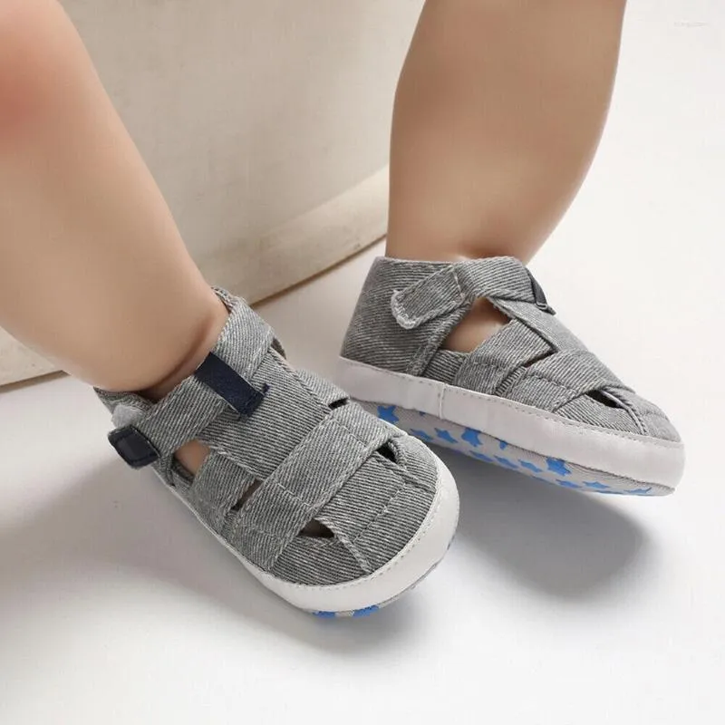 Athletic Shoes Unisex 2023 Summer Born Baby Boy Girl Sandals Soft Sole Crib Sneaker Prewalker Casual