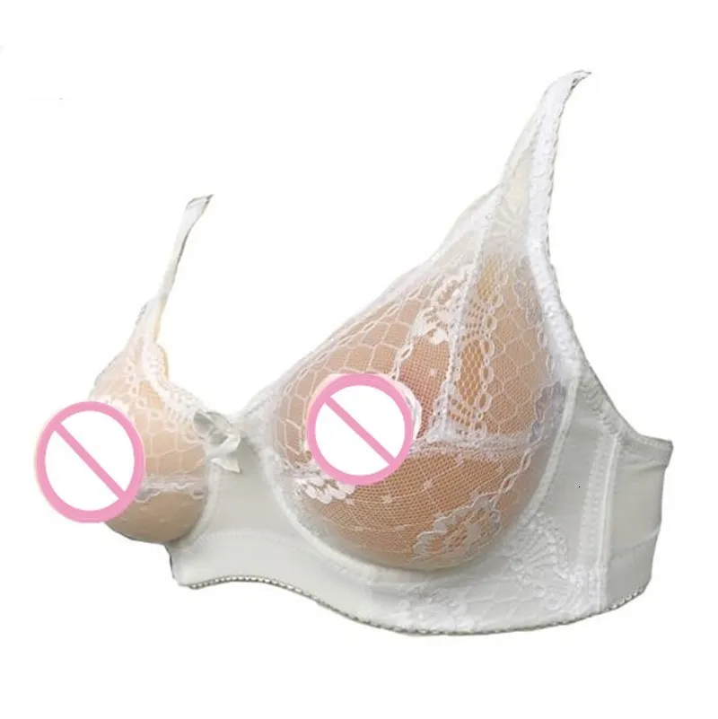 Breast Form Silicone Fake Breast Bra CD Cross Dressing Fake Breast