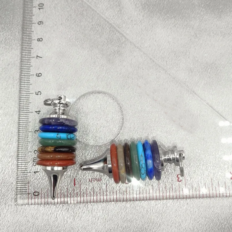 Pendule Améthyste,Naturelle Chakras Cône Facette Résine Caillou Quartz Cristal Cuivre Rétro Reiki Pierre Precieuse Pour La Divination Radiesthesthésia