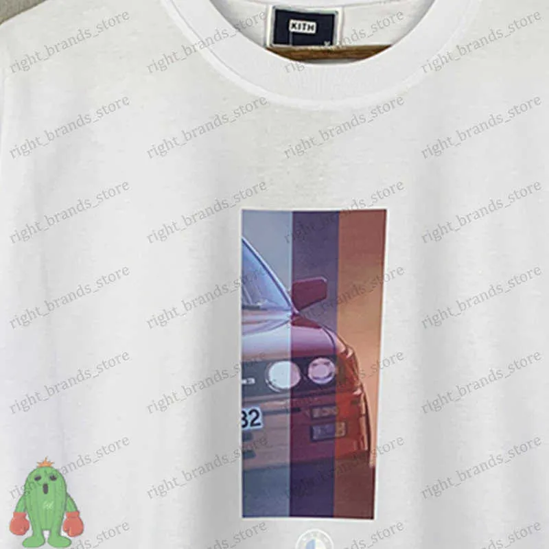 Herren T-Shirts Kith T-Shirts Hochwertige Autobilder Digitaldruck Kurzarm Männer Frauen Lose T-Shirt T230707