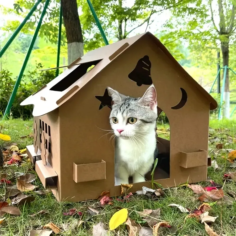 Cardboard Slide Giant Farmhouse Coloring Playhouse 32x41