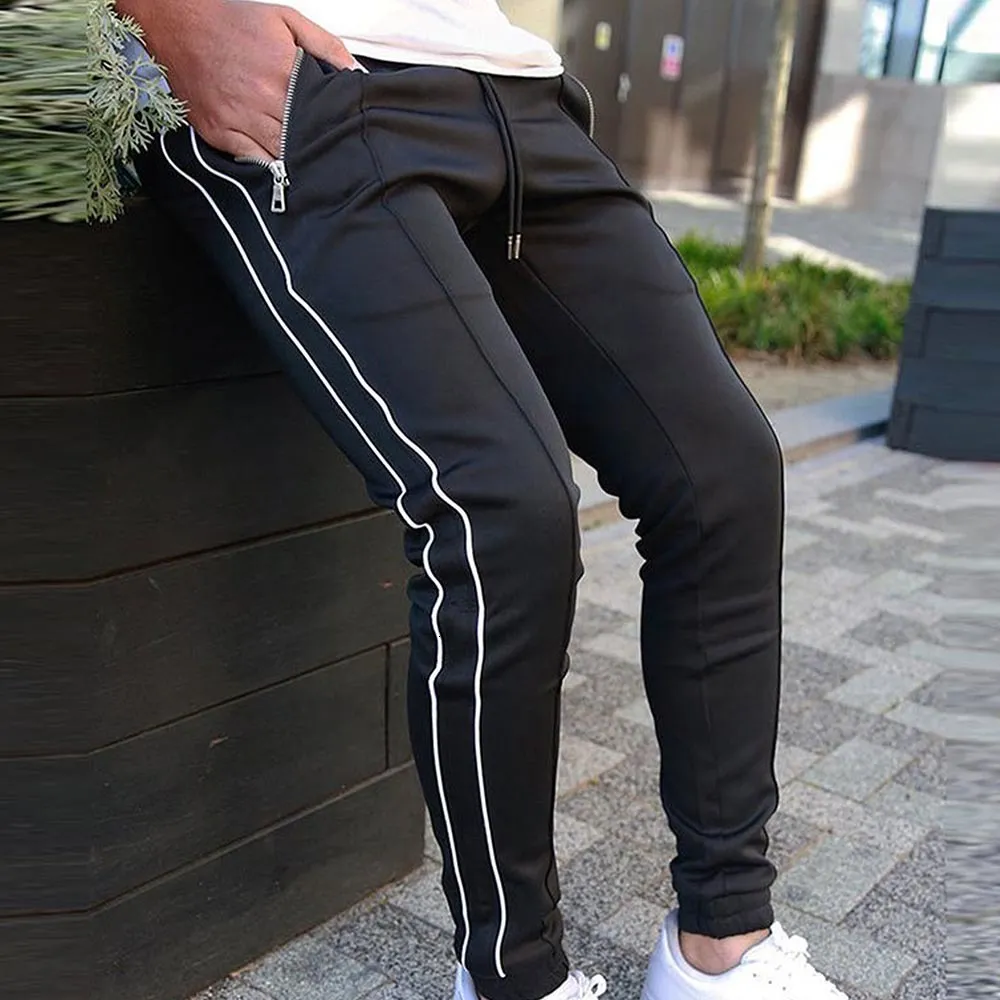 Pantaloni da uomo Primavera Estate Allenamento in palestra Pantaloni sportivi da jogging elasticizzati in vita slim fit Autunno Inverno Sport Jogger Pantaloni casual da uomo 230706