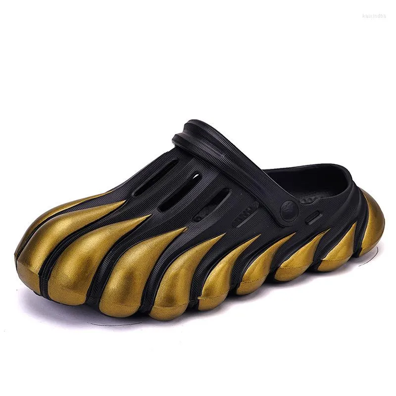 Slippers 2023 Spring Summer Men Outdoor Plastic Sandals Fashion Casual Shallow Mouth Thick Sole Soft Men's