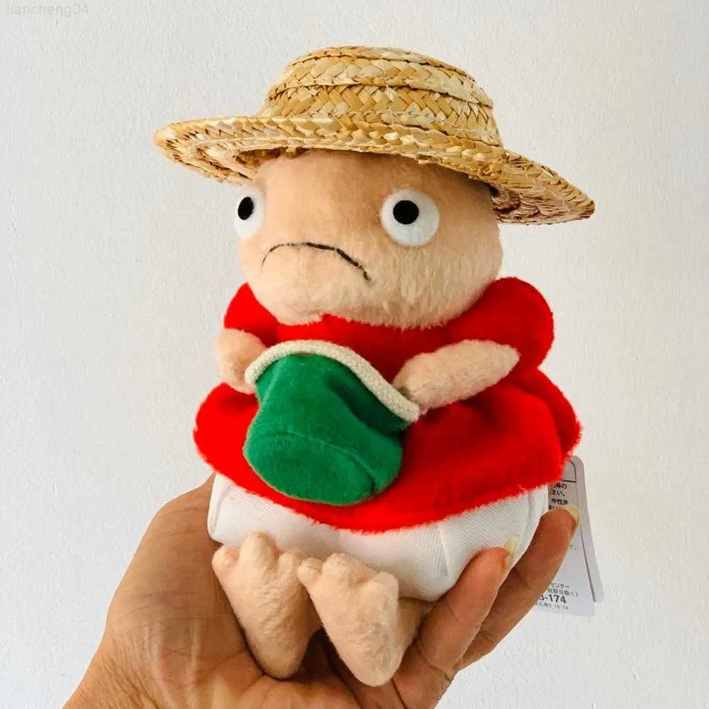 Stuffed Plush Animals o on Cliff O Princess with bucket hat Soft Plush Toy Doll STUDIO GHIBLI New Gift L230707