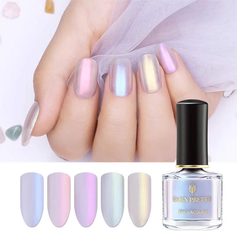 Nail Gel 7 ml Shell Nagellak Glinsterende Parel Nagellak voor Nail Design 3in1 Top Coat Olie 230706