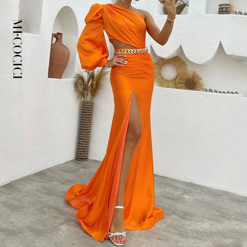 Vestidos Atractivos Urbanos MECOCICI Mujeres Maxi Vestido Moda