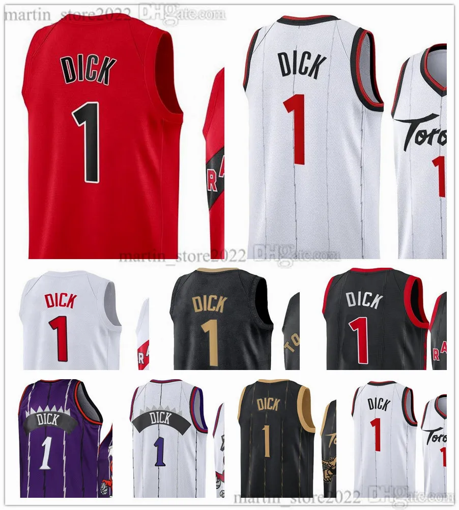 Camisas de basquete 1 Gradey Dick 2023 Draft Pick No.13 Masculino Feminino Juventude Envio rápido