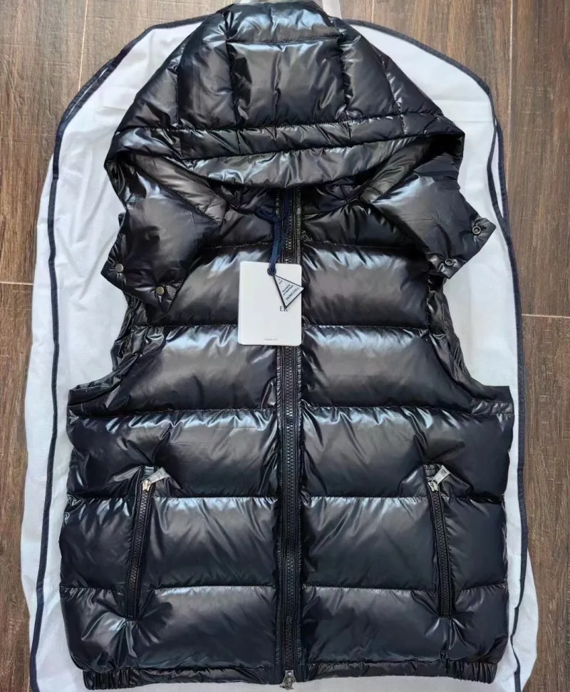 Män ner väst vinter jacka designer puffer västar huva män väst vinter unisex par bodywarmer kvinnor jacka ärmlös utomhus varm tjock gil