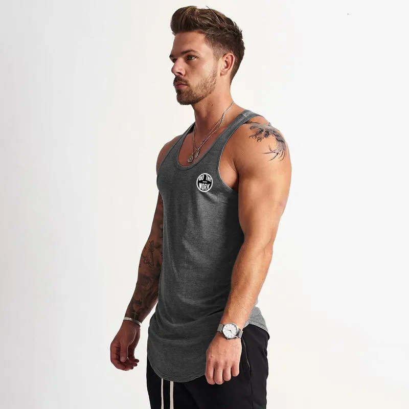 Men's Tank Tops Modal Broadcloth Breathable Sleeveless Shirts with ...
