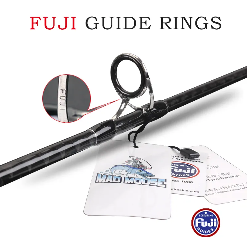 Boat Fishing Rods MADMOUSE Japan Quality Fuji Guides Boat Fishing