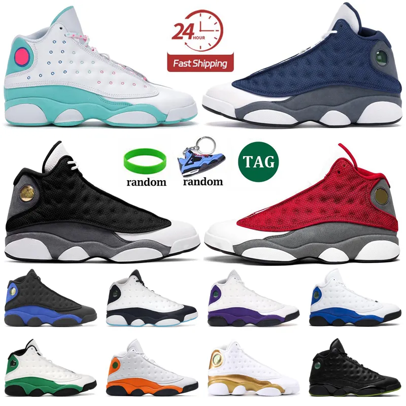 Męskie buty do koszykówki Jumpman 13 13s Red Black Flint Wheat University Blue Black Cat hodowane Court Purple Wolf Grey He Got Game Hyper Royal męskie sportowe trampki