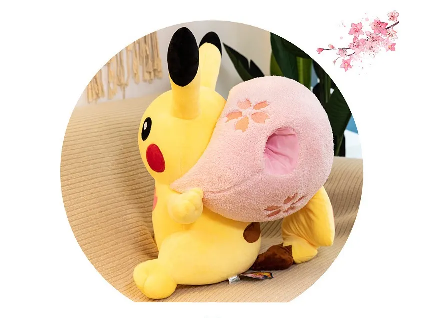 Wholesale creative cherry blossom head plush toys Children's games Playmates Holiday gifts Room decor