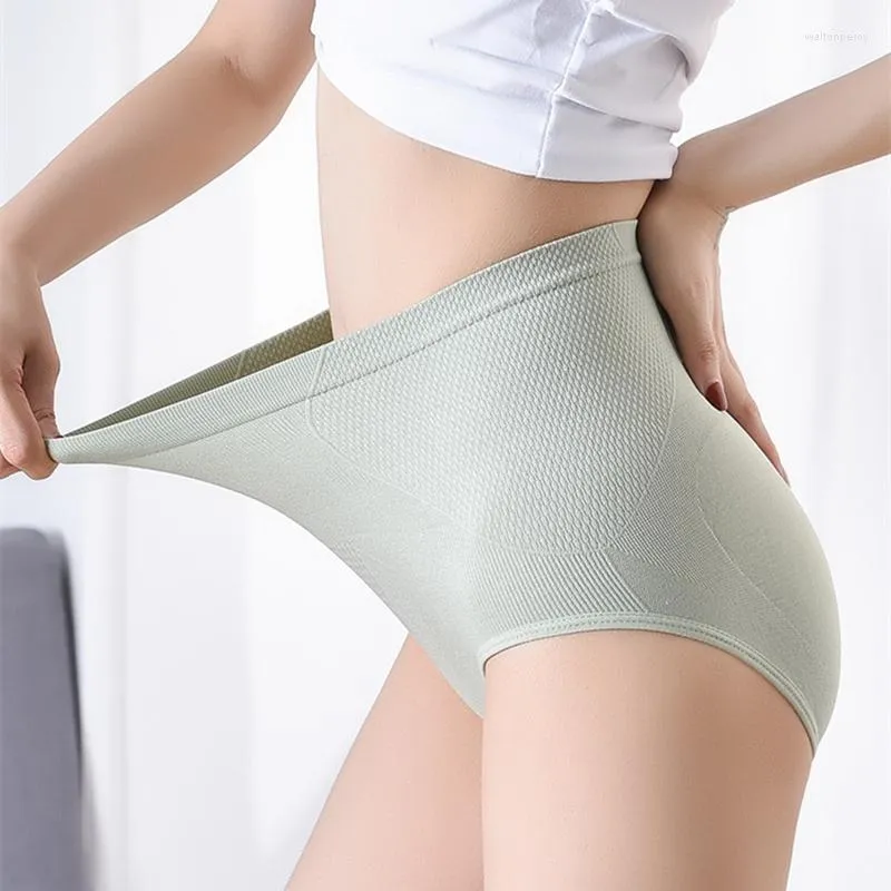 High Waist Seamless Seamless Brief Panties With Tummy Control And Slimming  Features Sexy Plus Size Lingerie In Cotton Knickers For Health And Comfort  From Waltonpercy, $5.96