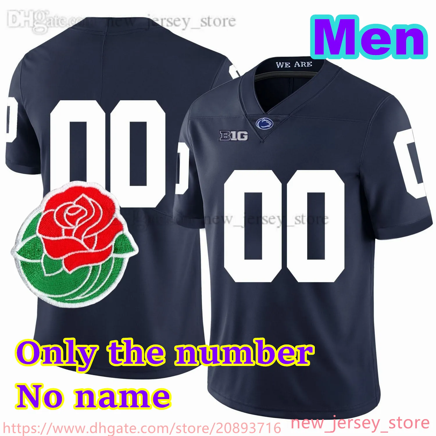 Custom penn state jersey sale