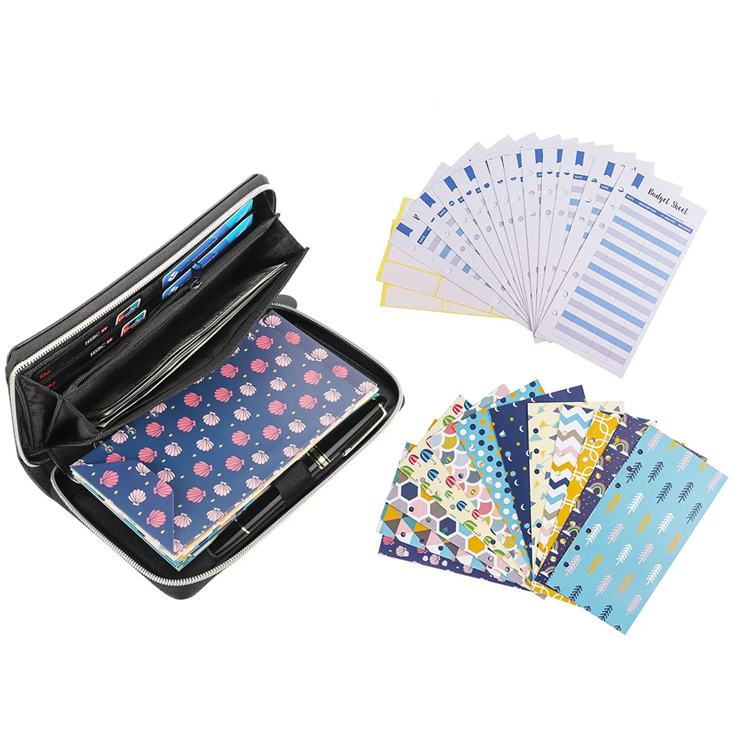 Wholesale Binders AllinOne Cash Budget Binder Envelope System Wallet