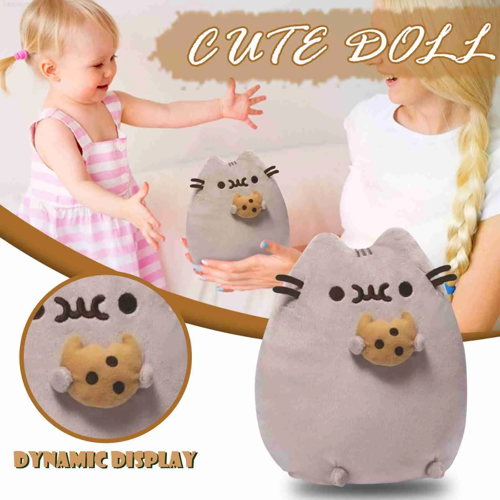 Kawaii Chubby Cat Pusheen Cat Plush Soft Cartoon Fat Kitten Pillow For Kids Cuddly Decor And Gift L230707 From Liancheng04 6.2 DHgate.Com