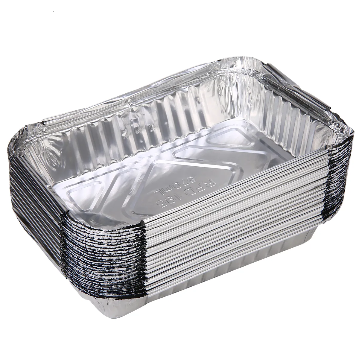 BBQ Verktyg Tillbehör 30x aluminiumfolie Fett dropppannor Återvinningsbar Grill Fångstråg Weber Utomhus För Indirekt Matlagning 195 x144x4cm 230706