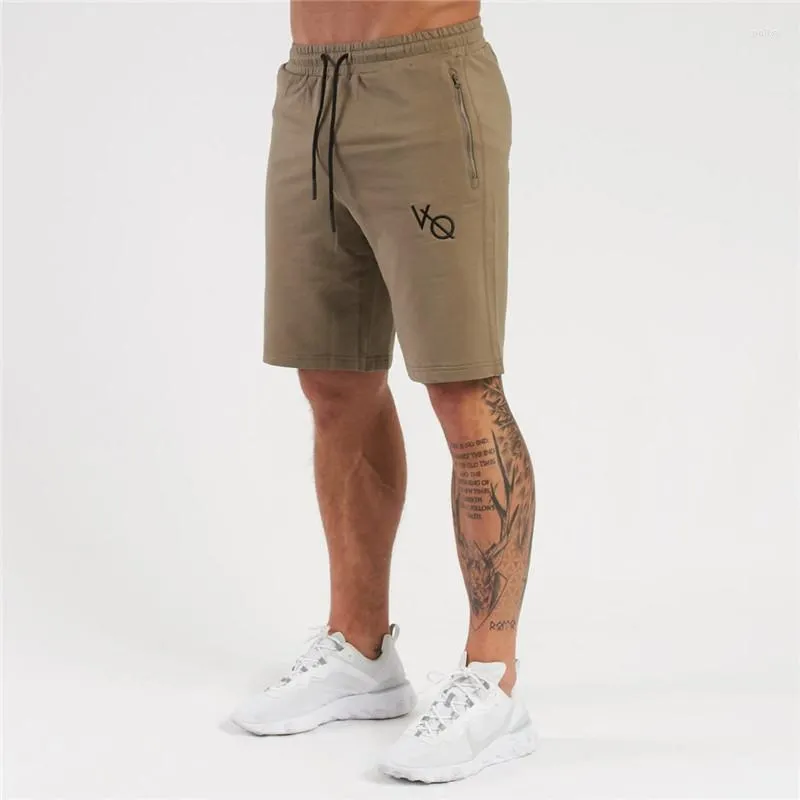 Pantalones cortos de algodón de verano para hombre, pantalones deportivos de moda bordados, pantalones deportivos, ropa deportiva informal para ejercicio