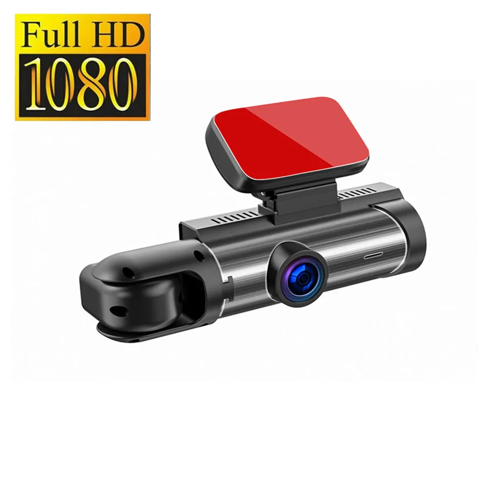 Dash Cam Registratore di guida a doppia lente da 3,16 pollici Telecamera interna anteriore G-sensor Hd Visione notturna Dvr per auto grandangolare