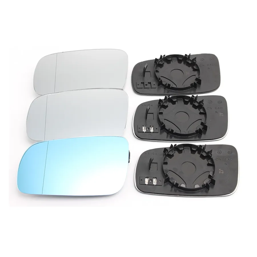 For Volkswagen VW Jetta 2004 2005 - 2012 Car Accessories Rearview Mirror Lenses Exterior Side Reflective Lens White Blue Glass
