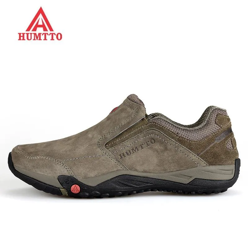 Сапоги Humtto дышащие походные ботинки искренние кожаные мужские ходьба для ботинки.